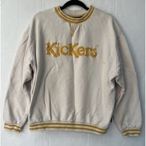 Kickers Classics Sweatshirt Size Medium Beige See Pics For Stains